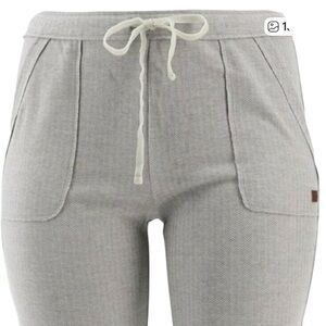 Peace Love World Gray Twill Lounge Knit Jogger Pants | Size XL